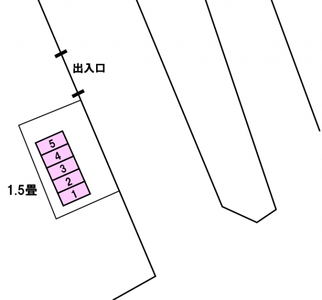アドレストランクルーム湯本町八仙（福島県いわき市常磐湯本町）配置図写真