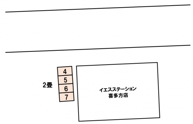 アドレストランクルーム喜多方（福島県喜多方市1丁目）配置図写真