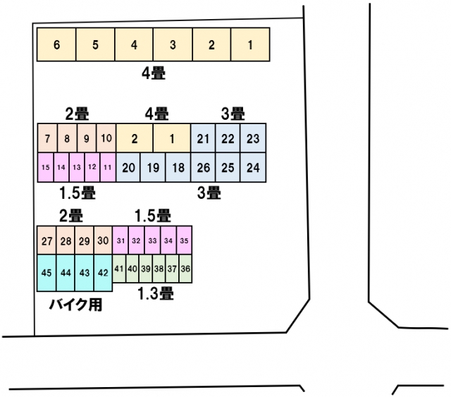 アドレストランクルーム小島町一丁目（福島県いわき市小島町）配置図写真