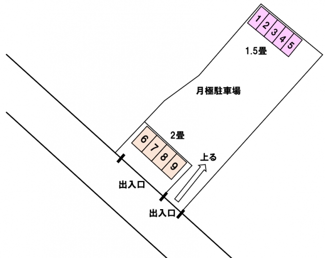 アドレストランクルーム植田町石塚（福島県いわき市石塚町東）配置図写真