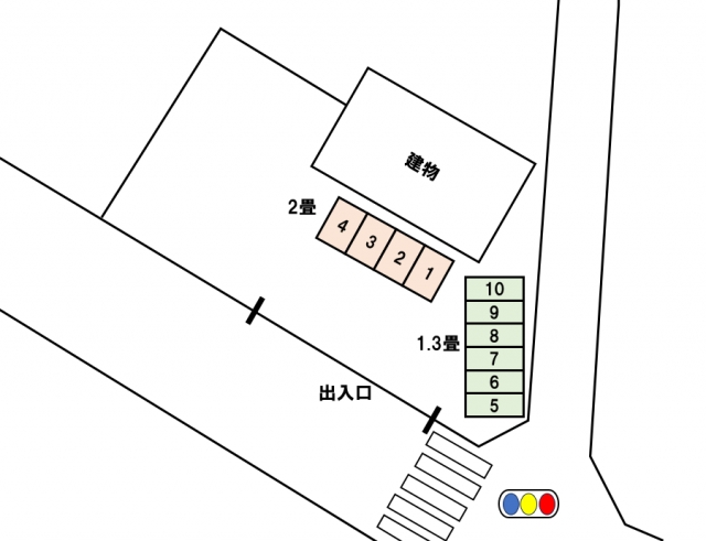アドレストランクルーム加古川市尾上町（兵庫県加古川市尾上町池田）配置図写真