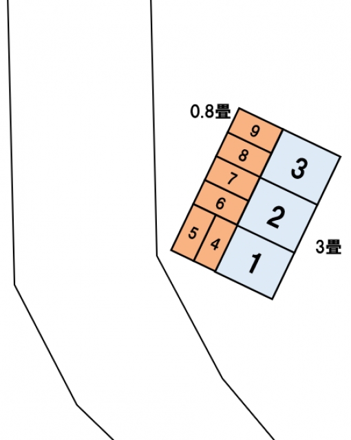 アドレストランクルーム甲府市大里第1（山梨県甲府市大里町）配置図写真